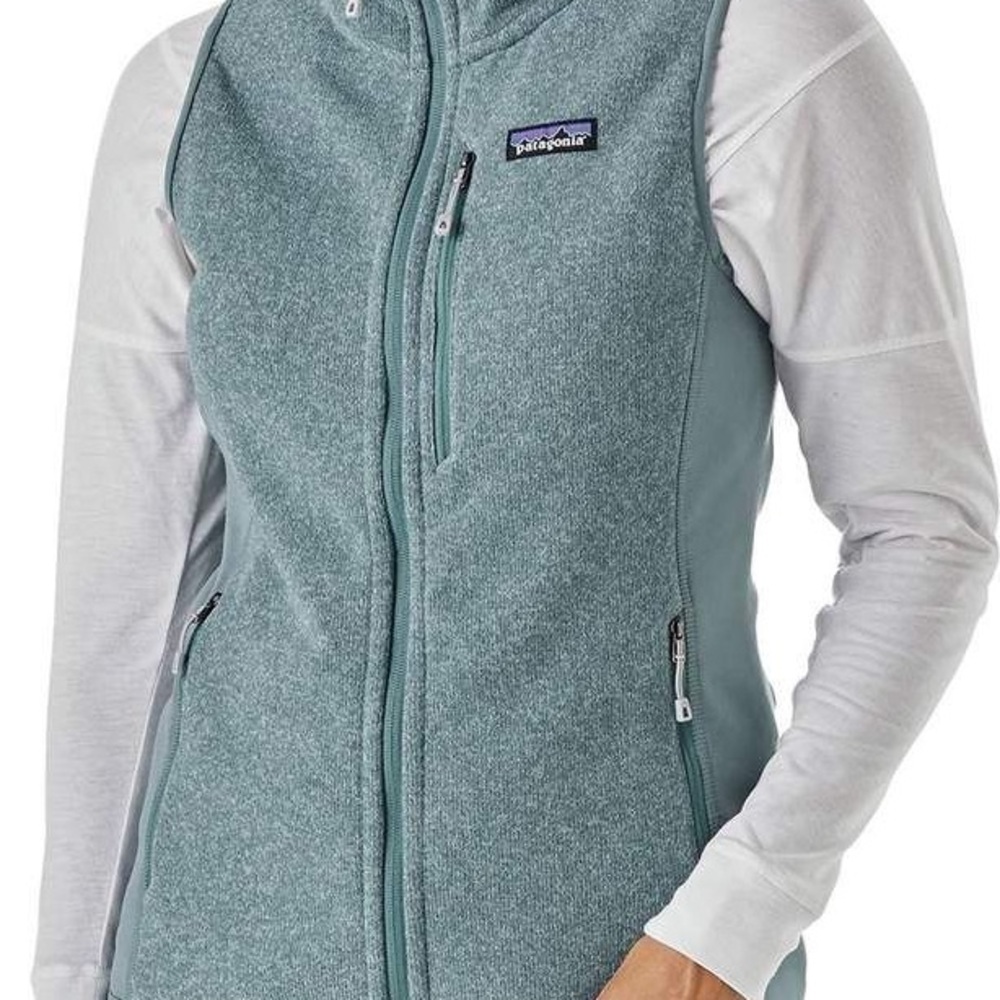 Patagonia Women’s Women's Better Sweater Vest Light Green / Gray Size Small